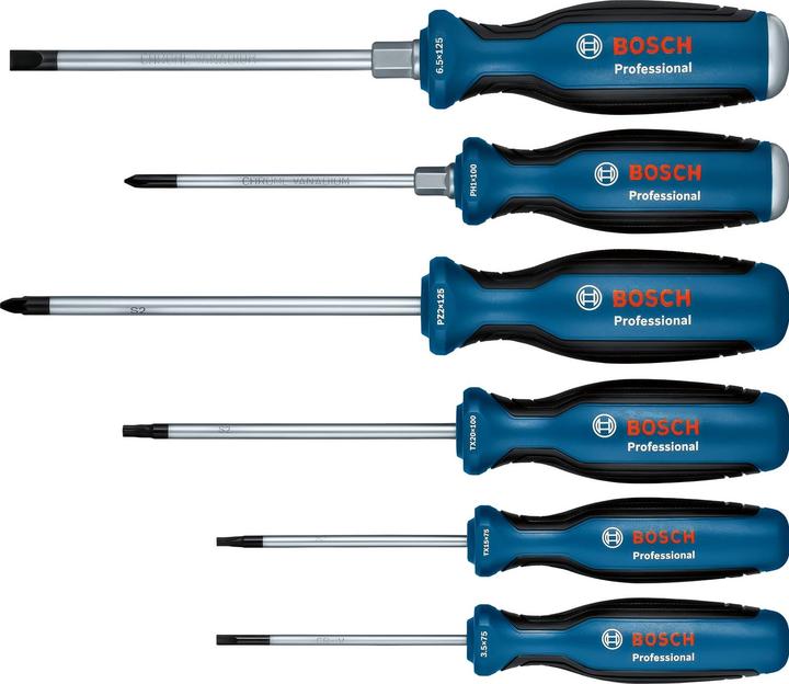 Actual product image Bosch Professional Screwdriver (Phillipps cross recess (PH), Pozidriv cross recess (PZ), Port, T-section)