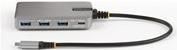 Produktbild StarTech com 4-Port USB-C Hub mit DP Alt Mode Videoausgang 4K 60Hz - USB-C auf 3x USB-A & USB-C, 100 (USB-C, 4 Ports)