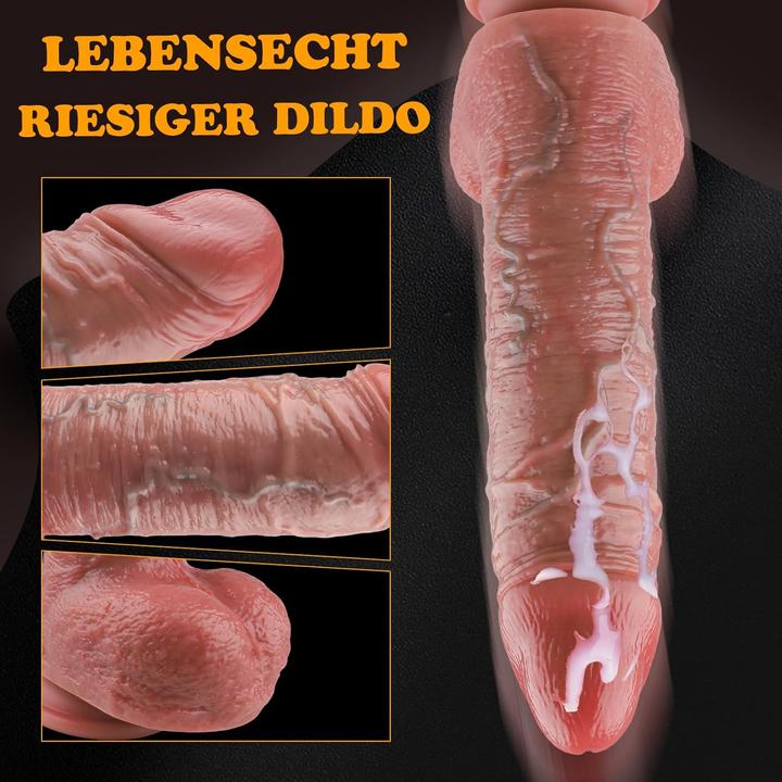 Produktbild No Name Vibrator Dildo mit 9 Modi und Saugnapf