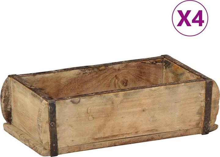 Immagine prodotto VidaXL Scatole portaoggetti rustiche (30 x 15 x 9 cm)