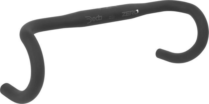 Actual product image Deda Elementi ZERO1 RHM Handlebar, Black on Black (BOB), Alloy 6061 (40 cm) (31.80 mm)
