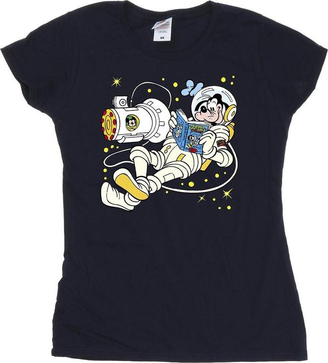 Immagine prodotto Disney Goofy Reading In Space Maglietta Donna (XL)