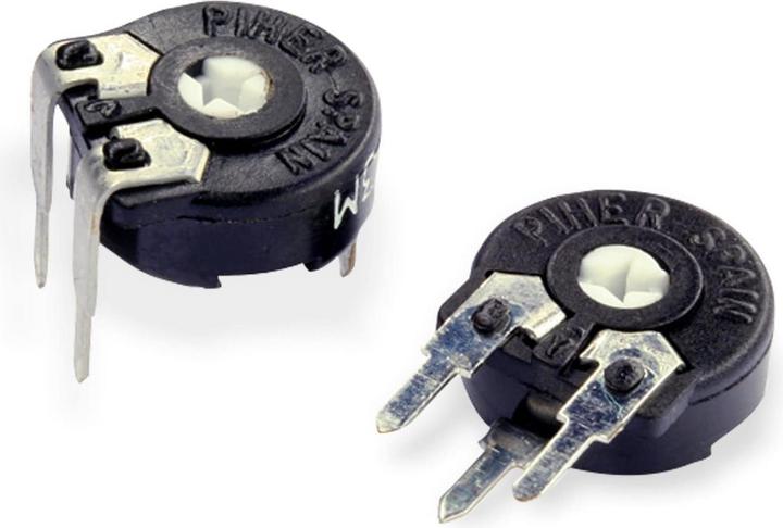 Actual product image Piher Potentiometer PT-10, 5.0 kΩ, horizontal
