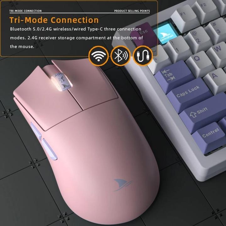 Actual product image Darmoshark Wireless Gaming Mouse M3s PRO (white) (Wireless)