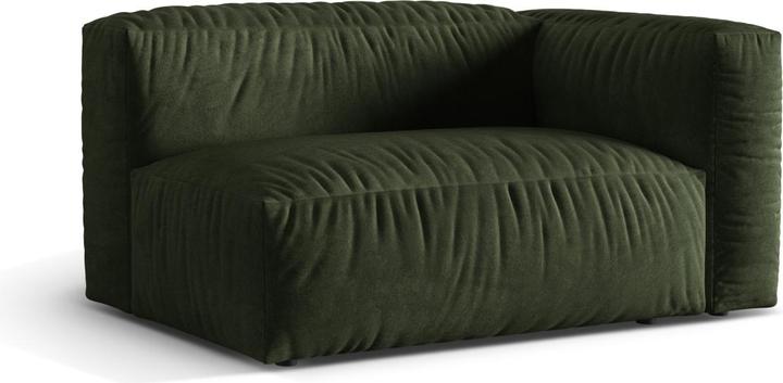 Image du produit Micadoni Chauffeuse Droit, "Martina", 1 Place, 160x106x75 Fabriqué en Europe (Canapé modulaire, 1 place)