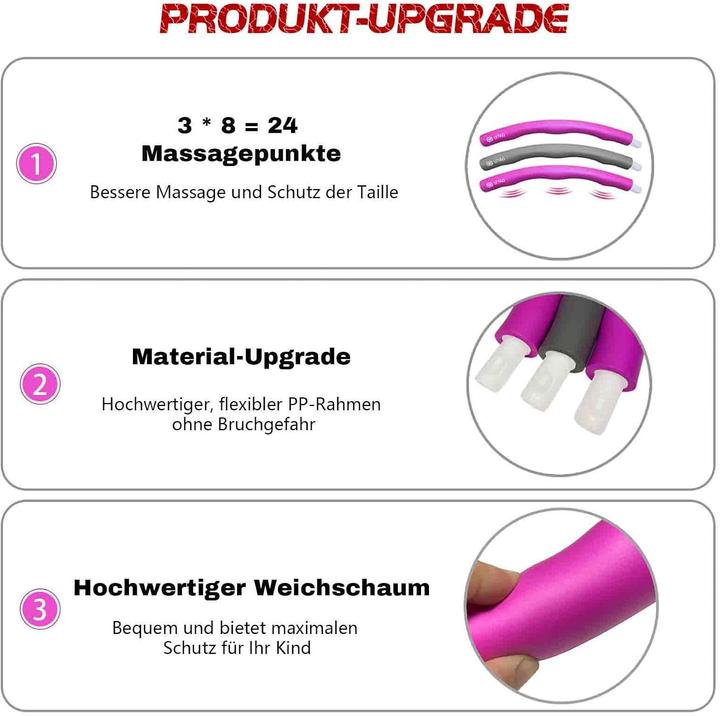 Produktbild Letao Hula Hoop Reifen für Kinder (73 cm)