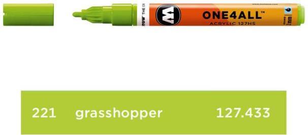 Image du produit Molotow AKRYLMARKER 1.5mm GRASHÜPF (Herbe verte, 1.50 mm, 1 x)