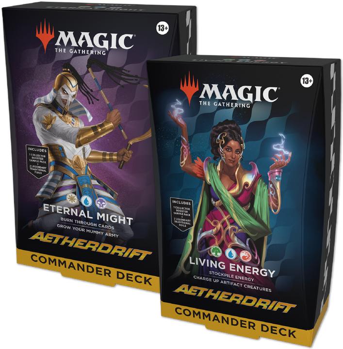 Magic the Gathering Magic: The Gathering - Aetherdrift - Commander Deck Bundle (English, Commander)