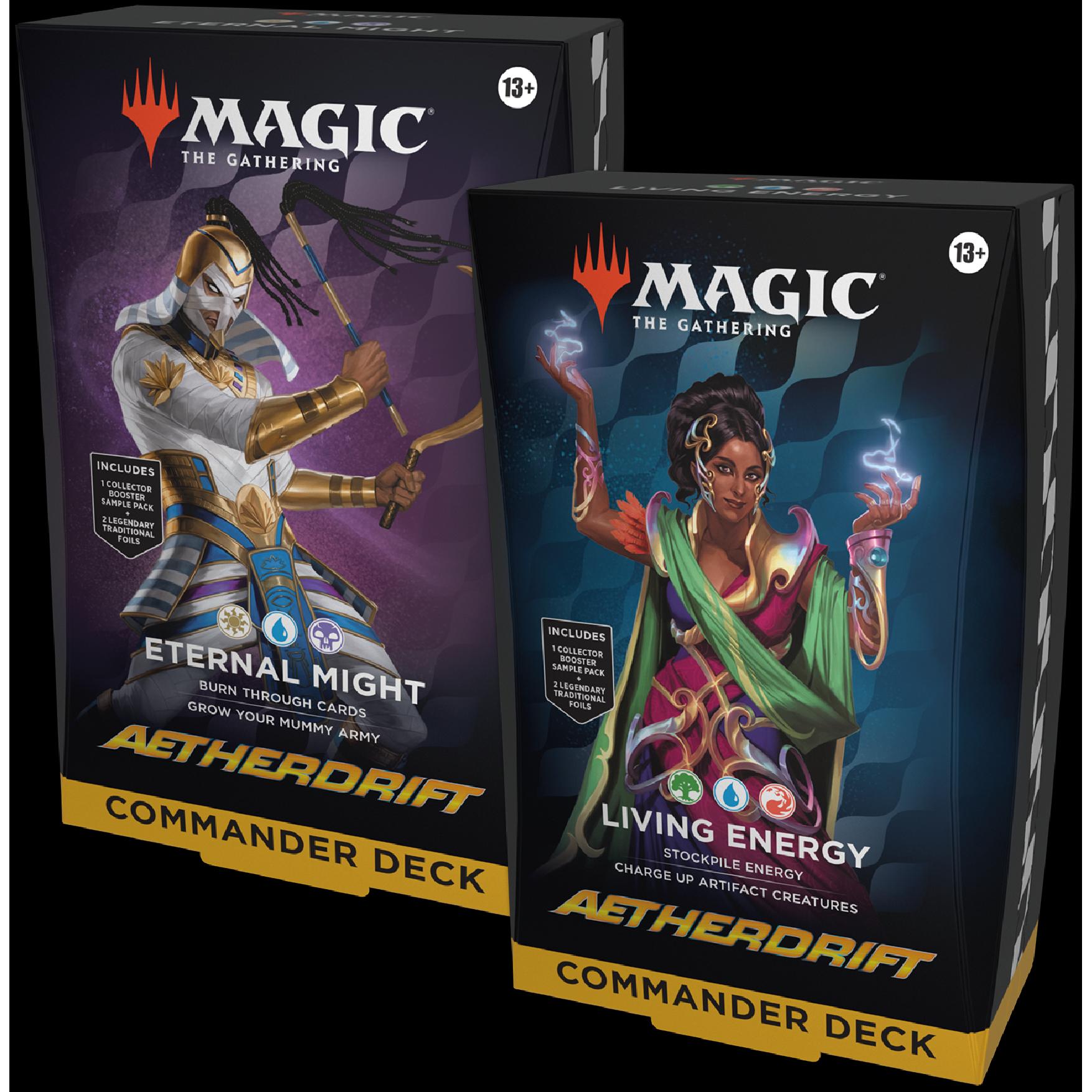 Wizards of the Coast Magic: The Gathering - Aetherdrift - Commander Deck Bundle (Englisch)