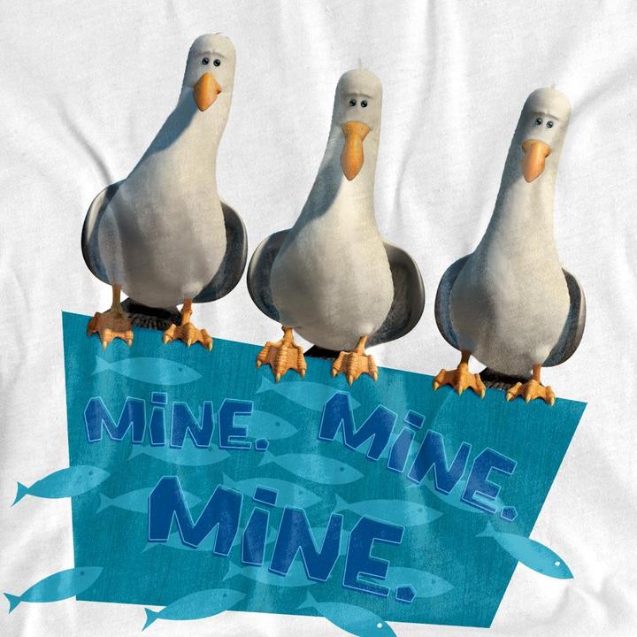 Actual product image Finding Nemo Unisex Adult Mine Mine Mine T-Shirt (M)