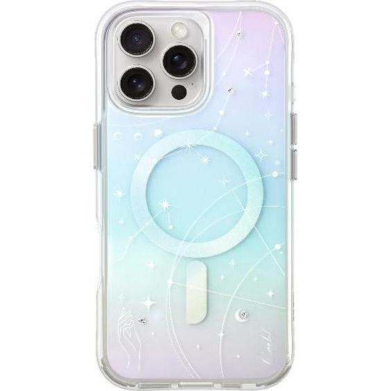 Uniq etui Coehl Celest iPhone 16 Pro 6.3" Magnetic Charging opal/iridescent (Apple iPhone 16 Pro), Smartphone Hülle, Gra...