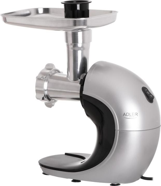 Actual product image Adler AD 4131 Slow-speed juicer 3in1 - Meat mincer, Juicer, Vegetable grater, Stainless Steel