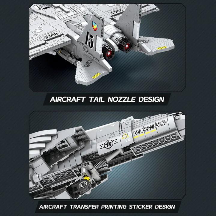 Actual product image ReoBrix F15e Fighter Bombers