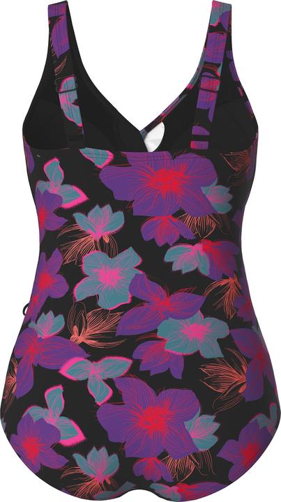 Produktbild Ulla Popken Badeanzug, Blüten, Softcups, Wickeloptik, recycelt (50)