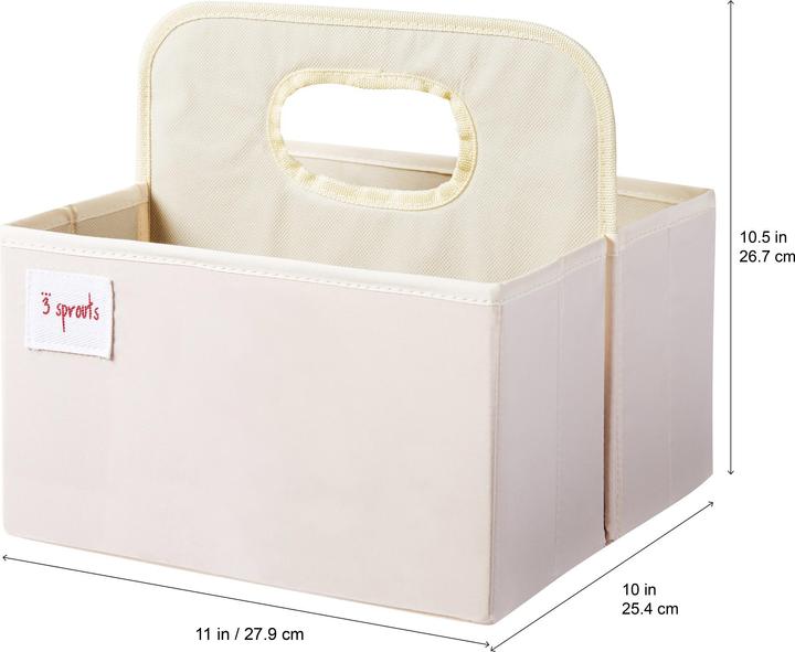 Image du produit 3 Sprouts Diaper Caddy - Hibou blanc