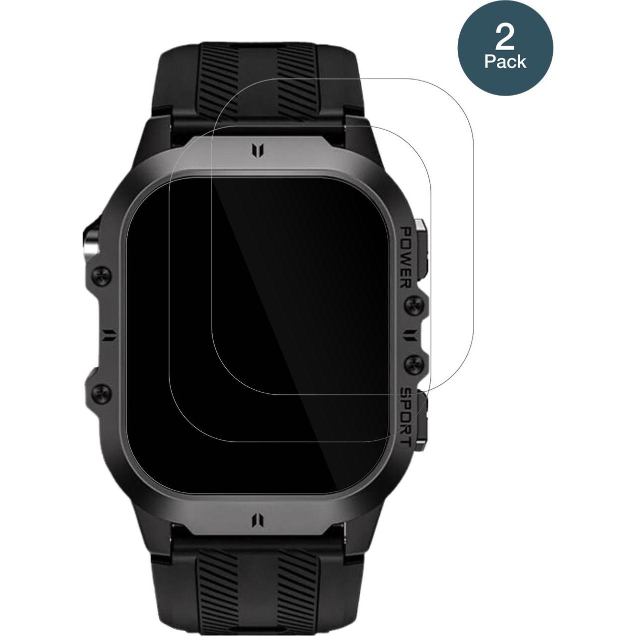 Thumbnail - Dipos Anti-Shock Displayschutz 9H, Smartwatch Schutzfolie, Transparent