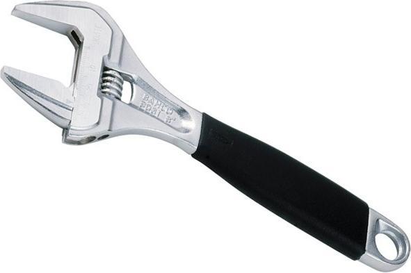 Produktbild Bahco ERGO 38-mm-Rollgabelschlüssel mit extragrosser Öffnungsweite, Zentralmutter und Gummigriff, verchro (38 mm)