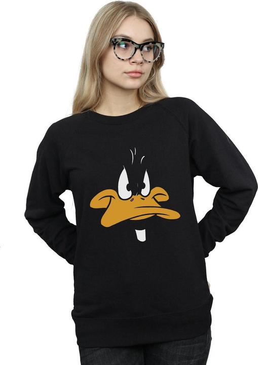 Image du produit Looney Tunes Femmes/Dadies Daffy Duck Face Sweatshirt (XXL)