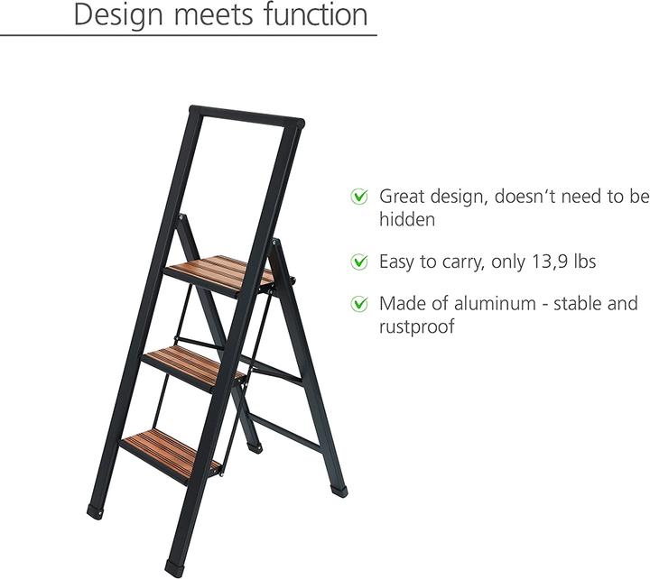 Actual product image Wenko Folding step ladder (Stile, 69 cm)