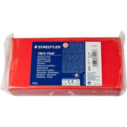 Thumbnail - Staedtler Knetmasse Plastilin Knete 1kg rot Noris