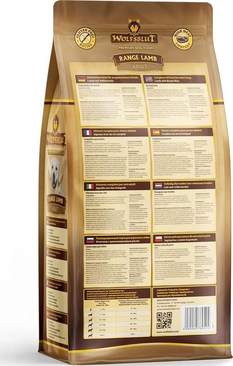 Produktbild Wolfsblut Range Lamb (Adult, 1 Stk., 2000 g)