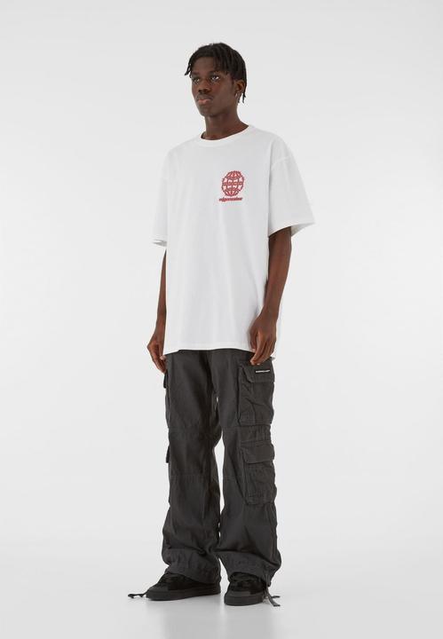 Produktbild Mjgonzales MJG Heavy Oversized Tee - Global Flame white M (M)