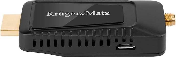 Produktbild Krüger&Matz KRUGER & MATZ Mini-Receiver DVB-T2 H.265 HEVC KM9999 (DVB-T, DVB-T2)