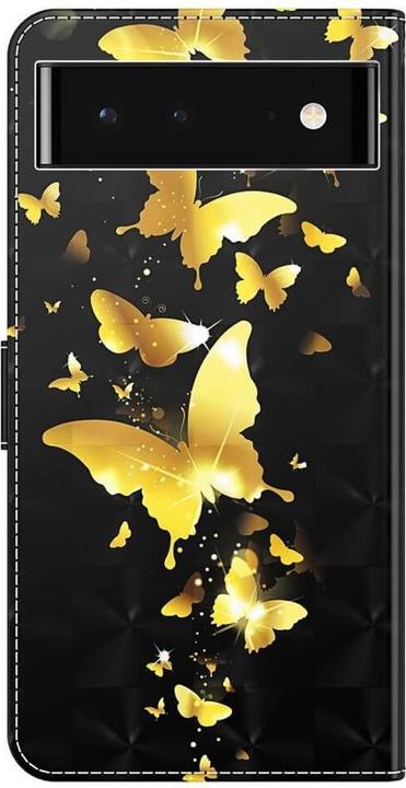 Actual product image Cover-Discount Google Pixel 7 - Case Gloss Effect Butterfly gold (Google Pixel 7)