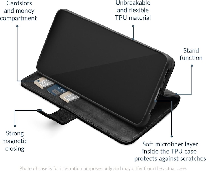 Produktbild Mobilize Portemonnaie aus Leder (Samsung Galaxy S24 Ultra)