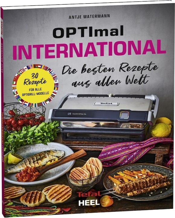 Produktbild Tefal GC7128 OptiGrill+ inkl. Rezeptbuch