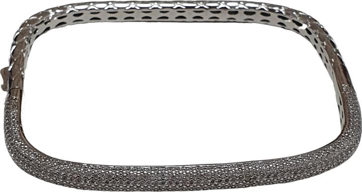 L'Officiel Bracciale rodio con zirconi