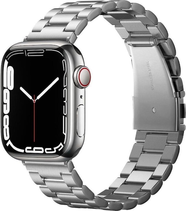 Actual product image Spigen Modern Fit Band (44 mm, 42 mm, 45 mm, 49 mm, Stainless steel, Apple Watch Series 2, Apple Watch Series 3, Apple Watch Series 4, Apple Watch Series 5, Apple Watch Series 6, Apple Watch Series 7, Apple Watch SE, Apple Watch Ultra, Apple Watch Ultra 2)