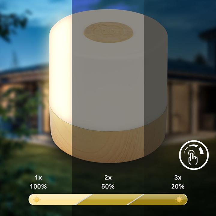 Produktbild B.K.Licht Akku LED Tischleuchte (150 lm)