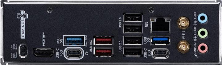 Produktbild MSI X870E GAMING PLUS WIFI (AM5, AMD X870E, ATX)