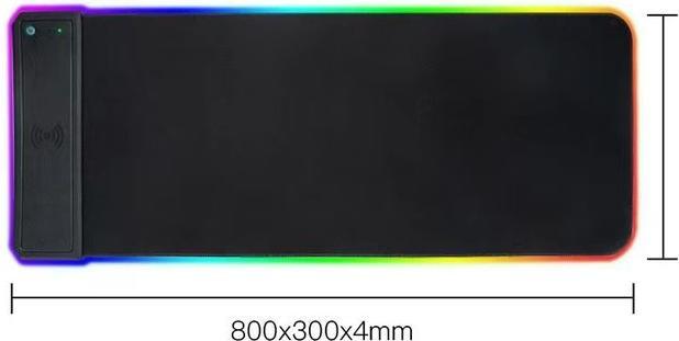 Actual product image MU Classic Gaming Mouse Pad with RGB Lighting