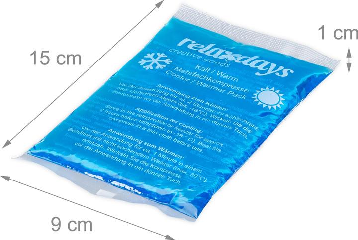 Image du produit Relaxdays 12x pad de refroidissement (12 x, 1230 g)