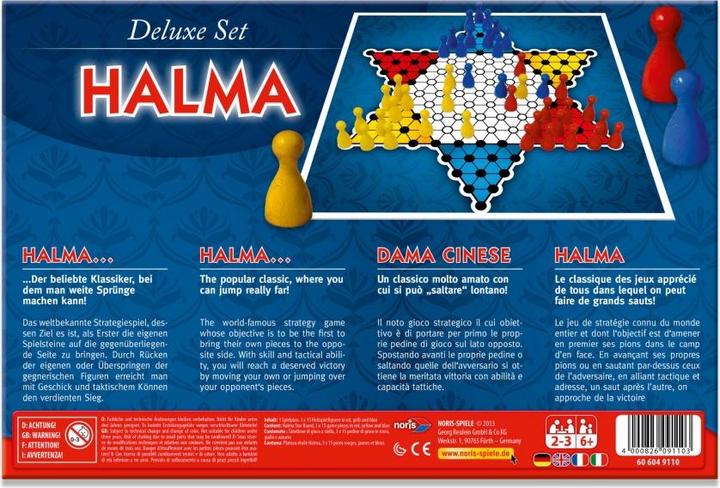 Produktbild Noris Deluxe Set - Halma (Deutsch, 2 - 3 Spieler)