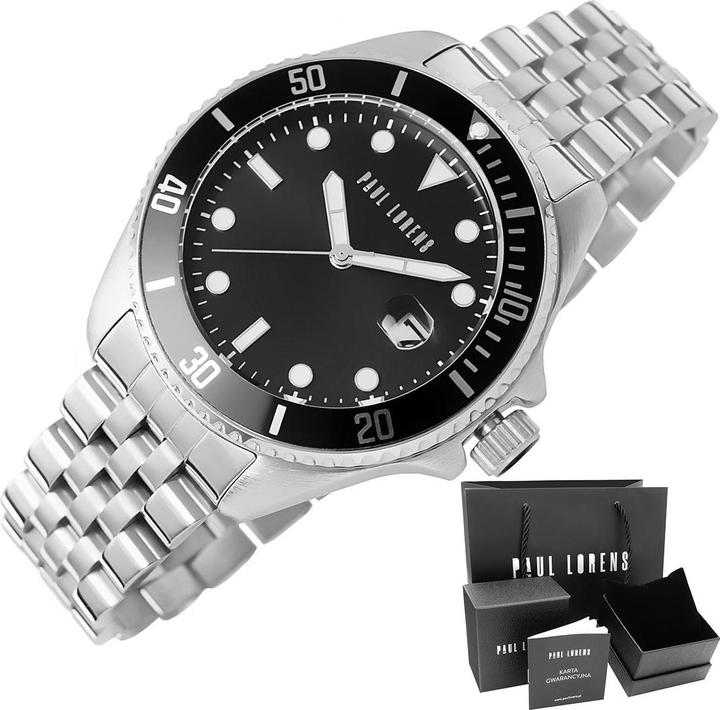 Produktbild Paul Lorens HERRENUHR – PL13030B-1C1 (zg350a) + BOX (190 mm)