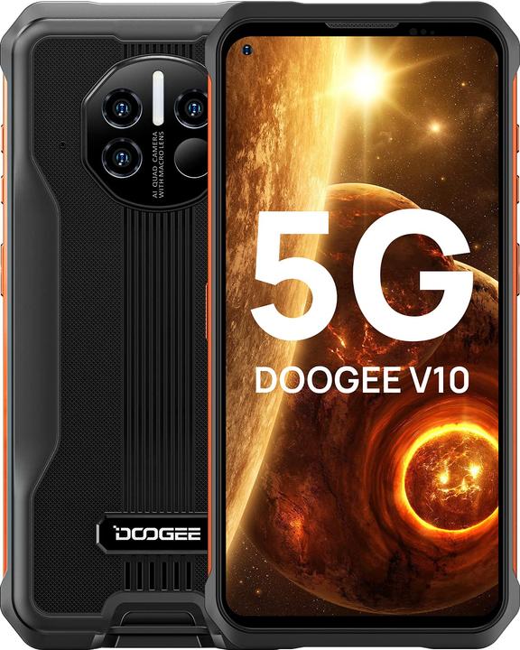 Produktbild Doogee V10 5G (128 GB, Golden Orange, 6.39", Dual SIM, 5G)