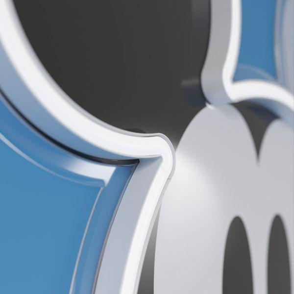 Produktbild YellowPop Mickey Maus Gesicht by (20 lm)