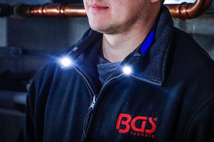 Produktbild BGS COB-LED-Werkstatt-Nackenleuchte (160 lm)