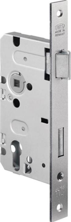 Actual product image BKS Room door mortice lock 0415 PZW 24/ 55/72/8 mm DIN right silver crowned class 2 zinc die cast (Mortise lock)