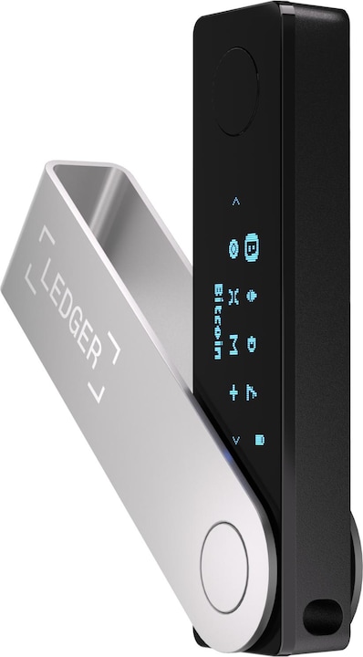 Ledger Nano X - Onyx black (Bitcoin, Litecoin, Ubiq, Bitcoin cash, Komodo, Zcash, Ethereum Classic, Ether, Vertcoin, Stellar, Neo, Dash)