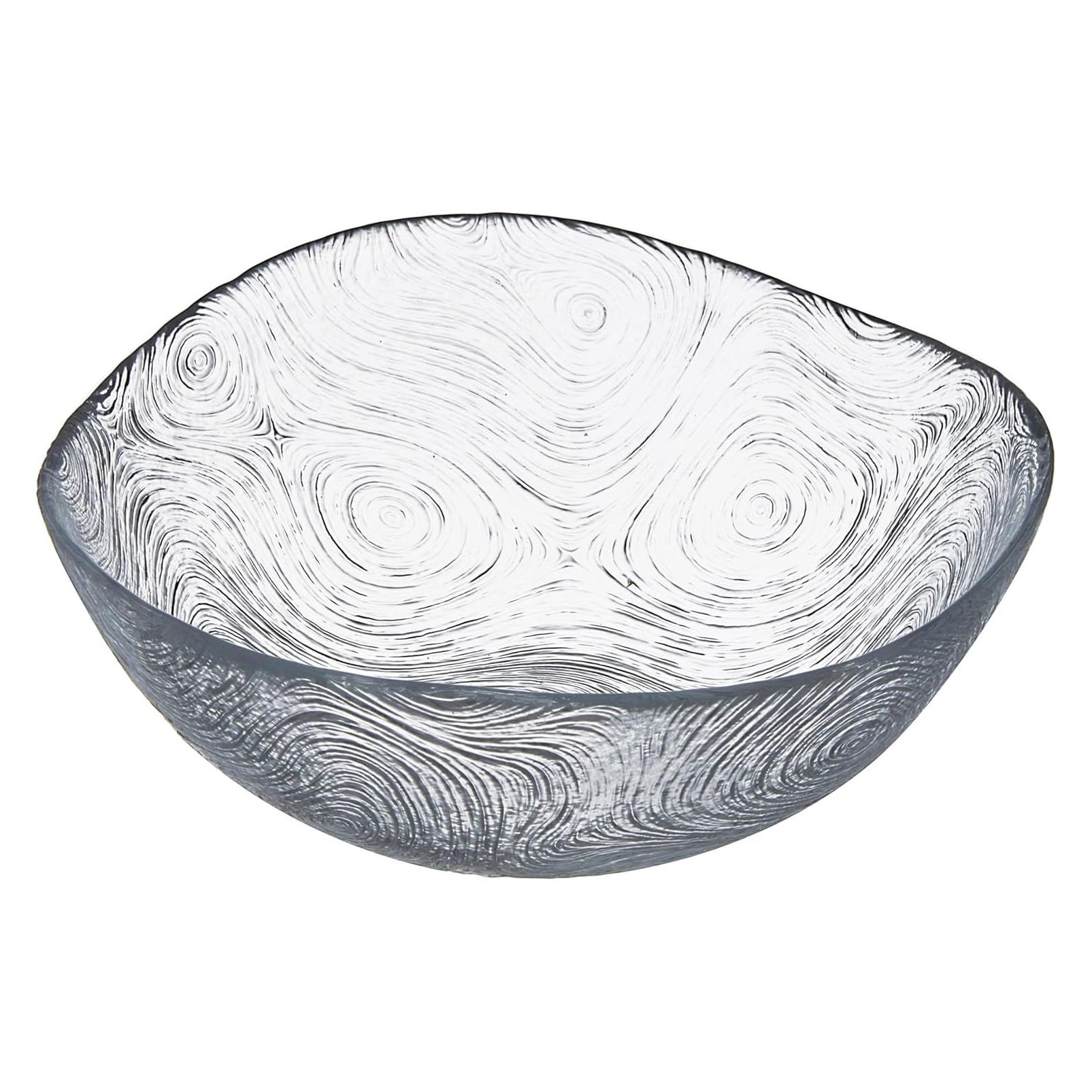 Hermia Linden Glass Bowl Set 6 Pieces, Kom + Kom, Transparant