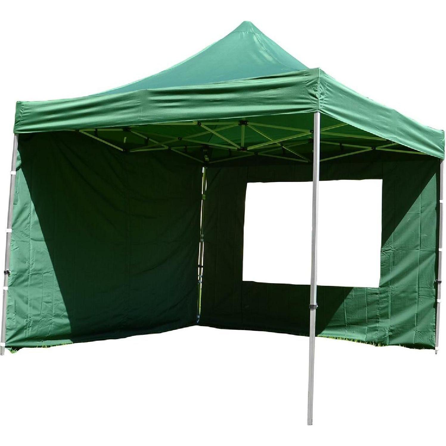 VCM, Pavillon, Aluminium-Faltpavillon grün (300 cm, 300 cm)