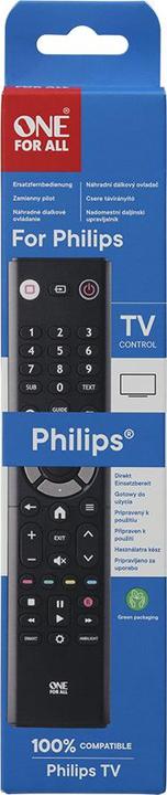 Immagine prodotto One for All URC1313 Philips (Telecomando universale, Infrarossi)