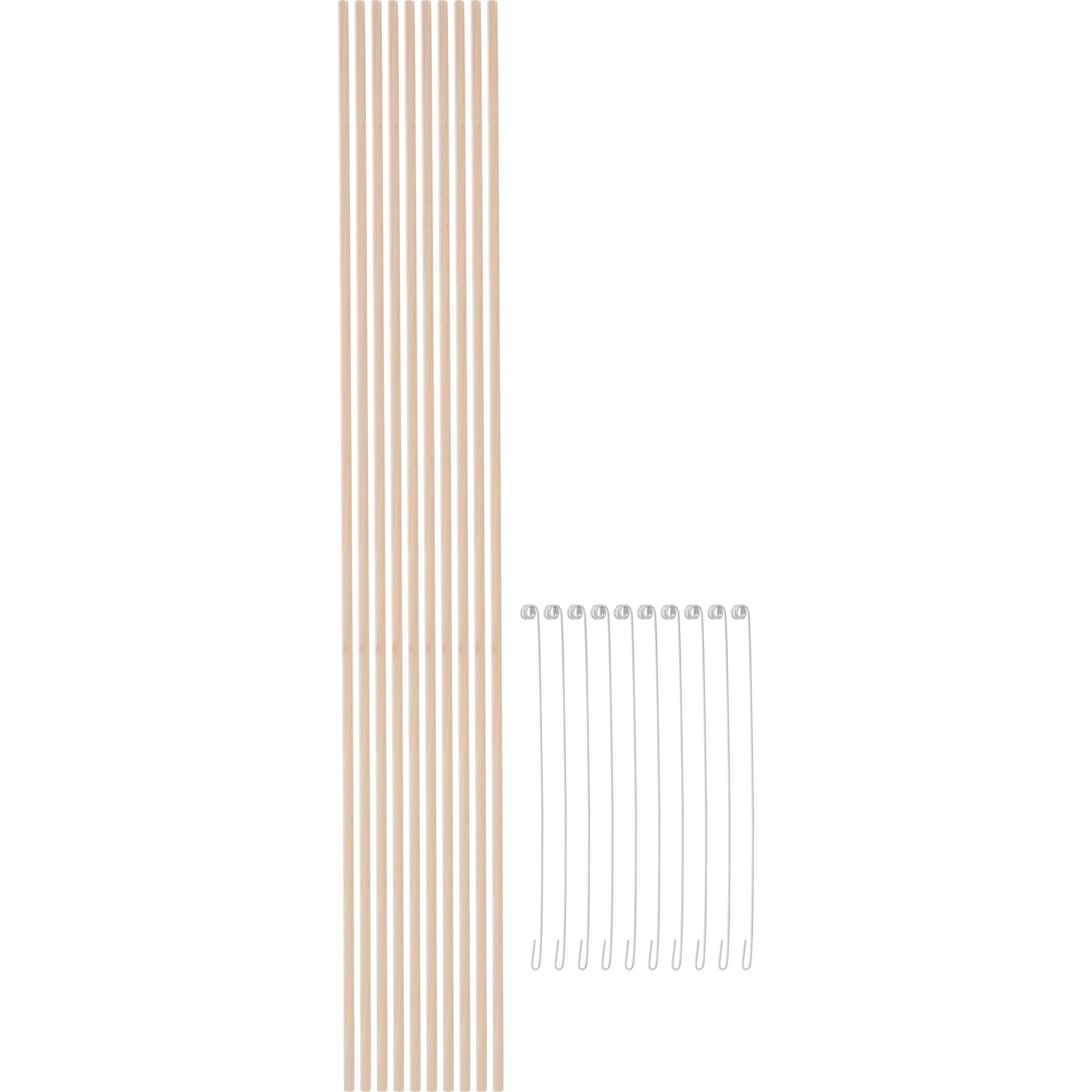 Thumbnail - VBS, Laterne, XXL Laternenstäbe mit Spiraldraht, 10 Stück, 60 cm (10 x)