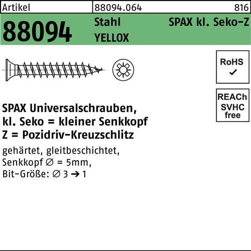 Productafbeelding Spax Spaanplaatschroeven (1000 Schroeven per stuk)