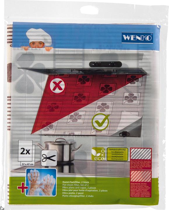 Wenko Flat filter for cooker hood 57x47cm 2pieces