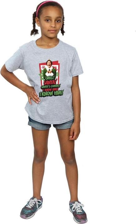 Immagine prodotto Elf OMG Santa Maglietta Ragazze (140, 146)